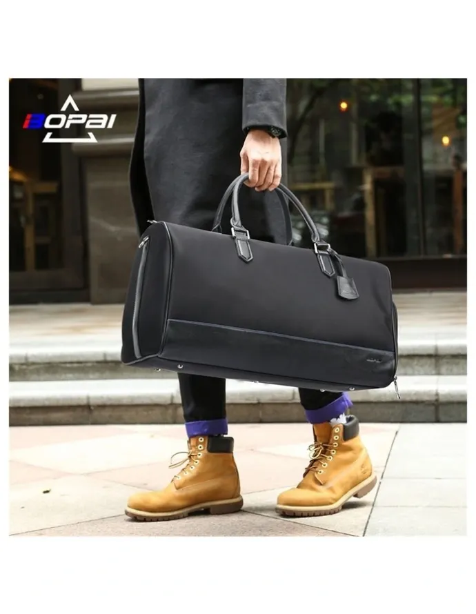 Bopai Waterproof Duffel Weekender Gym Travel Bag Black