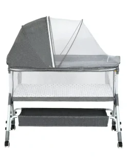 BoPeep Baby Cot Bed Crib Newborn in Grey