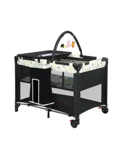 BoPeep Baby Cot Bed in Black