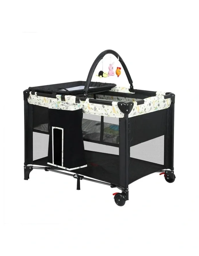 BoPeep Baby Cot Bed in Black