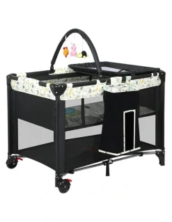 BoPeep Baby Cot Bed in Black