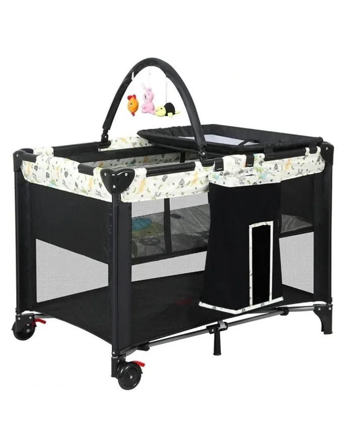 BoPeep Baby Cot Bed in Black