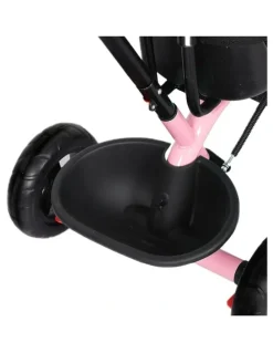 BoPeep Baby Walker Tricycle Ride On in Black/Pink