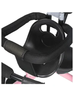 BoPeep Baby Walker Tricycle Ride On in Black/Pink