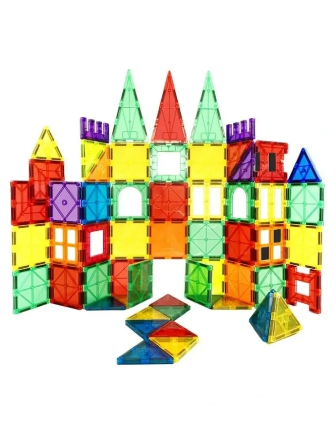 BoPeep Bopeep Kids Magnetic Tiles Blocks Building 100PCS