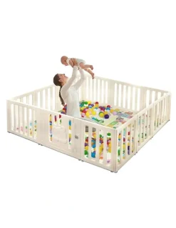Bopeep BoPeep Kids Playpen Baby Safety Gate Toddler Fence Child Play Game Toy 24 Grey