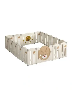Bopeep Bopeep Kids Playpen Baby Safety Gate Toddler Fence Child Play Game Toy 18 Panels