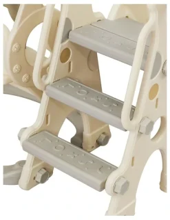 BoPeep Kid 4-in-1 Slide Swing Basketball Hoop Set