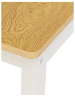 BoPeep Kids Table and Chairs Set 3 Pieces in White