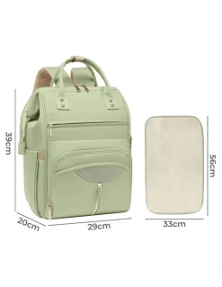 BoPeep Multifunctional Mummy Backpack in Green