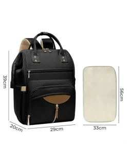 BoPeep Nappy Changing Bag in Black