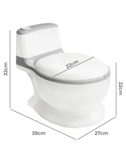 BoPeep Potty Trainer Seat Safety Toilet in Grey