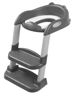 BoPeep Toilet Seat with Ladder in Grey