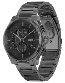 BOSS Peak 2.0 Ionic Plated Steel Dial 1514192 Watch in Black