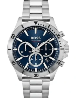BOSS Troper Stainless Steel Watch in Blue