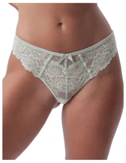 Bras N Things Bethany Brazilian Knicker Brief in Light Green