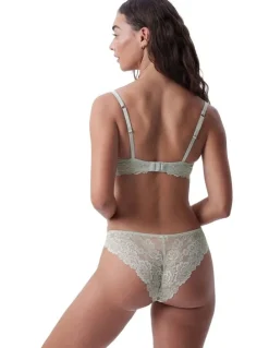 Bras N Things Bethany Brazilian Knicker Brief in Light Green