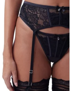 Bras N Things Bethany Essentials Basic Suspender in Black