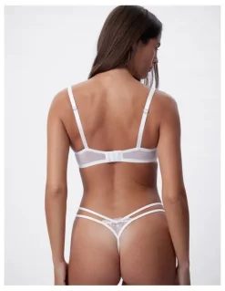 Bras N Things Bras N Things Enchanted Eternal Hour High Leg String in Ivory