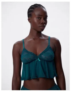 Bras N Things Bras n Things Too Cute cami in teal