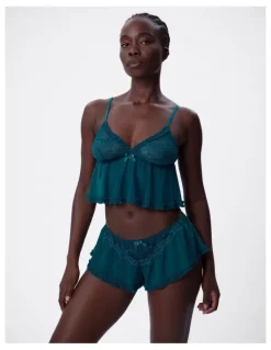 Bras N Things Bras n Things Too Cute French Knicker in teal