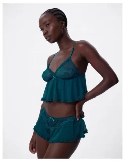 Bras N Things Bras n Things Too Cute French Knicker in teal