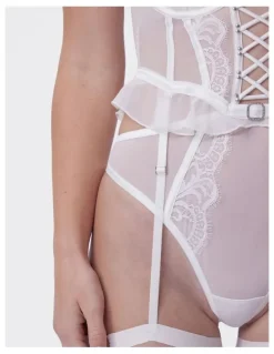 Bras N Things Bras N Things Vamp One Night Only Push Up Bodysuit in Ivory