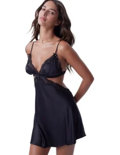 Bras N Things Night Games Summer Crush Slip in Black