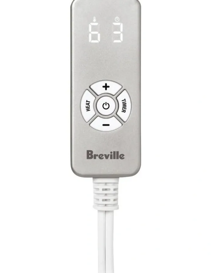 Breville LEB559WHT2IAN1 The Sleep Sound Quilted Fitted Electric Blanket in White