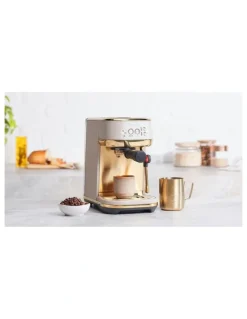 Breville The Bambino Plus Coffee Machine BES500ANB4IAN1 in Almond Nougat Brass