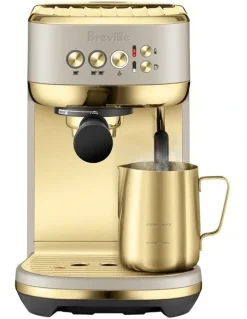 Breville The Bambino Plus Coffee Machine BES500ANB4IAN1 in Almond Nougat Brass