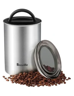 Breville the Bean Keeper Coffee Canister, Brushed Stainless Steel, BES030BSS0NAN1