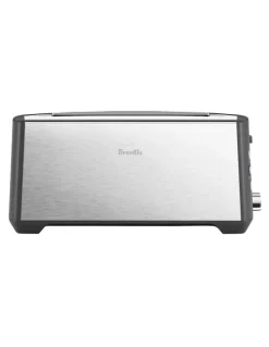 Breville The Bit More Plus 4 Slice Toaster Brushed Stainless Steel BTA440BSS