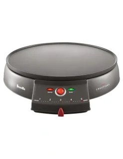 Breville The Crepe Creations Crepe Maker: Black BCP200BLK