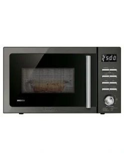 Breville The Easy Wave Inverter 25L Stainless Steel LMO425BST2IAN1 in Black