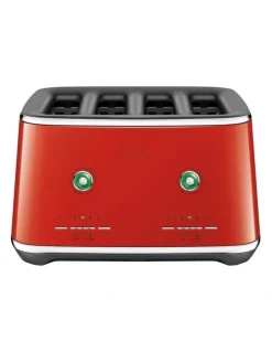 Breville The Eye Q 870 Auto Toaster BTA870PMR4IAN1 in Pomodoro Rosso