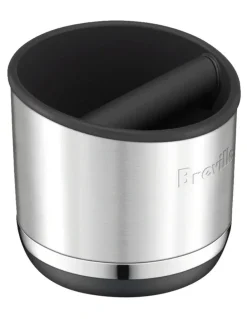Breville The Knock Box 10 in Brushed Stainless Steel BEA501BSS0ZAN1