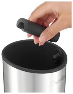 Breville The Knock Box 10 in Brushed Stainless Steel BEA501BSS0ZAN1