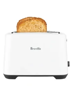 Breville The Lift & Look Plus 2 Slice Toaster White BTA360WHT