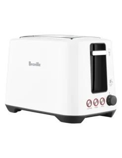 Breville The Lift & Look Plus 2 Slice Toaster White BTA360WHT