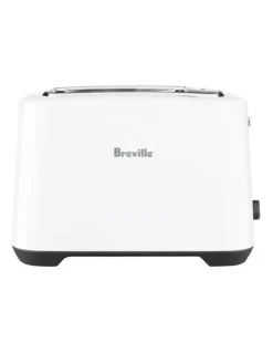 Breville The Lift & Look Plus 2 Slice Toaster White BTA360WHT