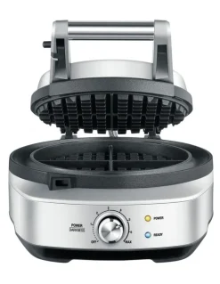 Breville The No Mess Waffle Maker Brushed Stainless Steel BWM520BSS