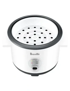 Breville The Set And Serve Rice Cooker White LRC210WHT2JAN1 in White