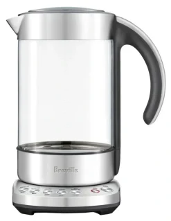 Breville The Smart Kettle BKE840CLR in Clear Glass/Stainless Steel