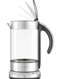 Breville The Smart Kettle BKE840CLR in Clear Glass/Stainless Steel