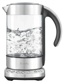 Breville The Smart Kettle BKE840CLR in Clear Glass/Stainless Steel