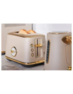 Breville The Toast Select Luxe BTA735ANB2IAN1 in Almond Nougat Brass