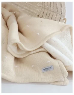 Bubba Blue Confetti Blanket in Sand