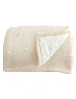 Bubba Blue Confetti Blanket in Sand