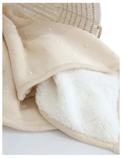 Bubba Blue Confetti Blanket in Sand